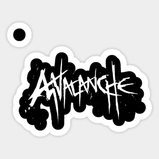 Avalanche Graffiti (White, Final Fantasy VII) Sticker